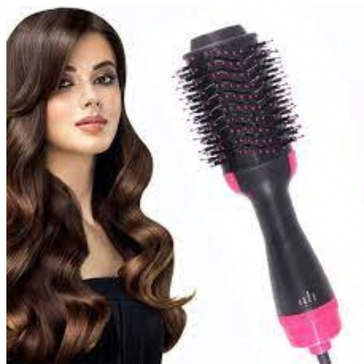 Cepillo Cabello Alaciador Rizado Secador Termico Profesional