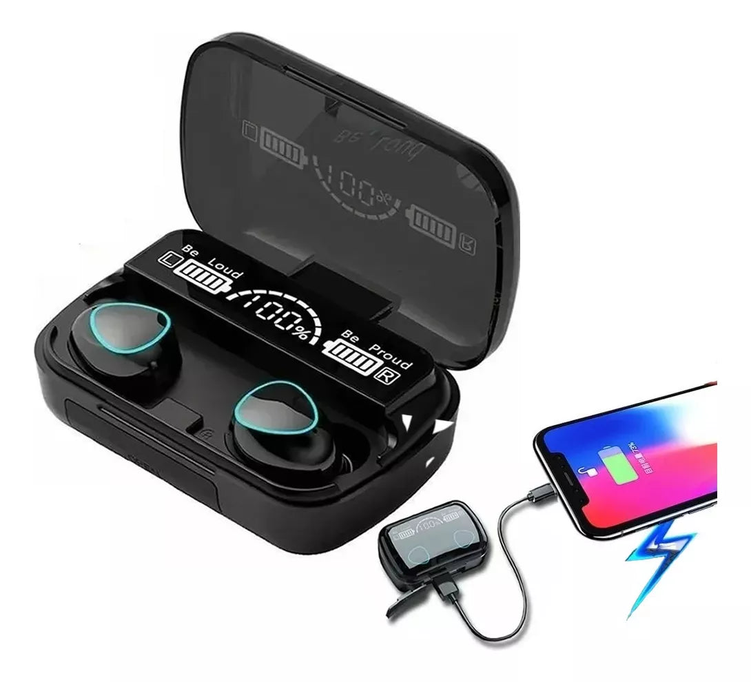 Audífonos In-ear Inalámbricos Bluetooth M10 Negro - Tecnología y Estilo