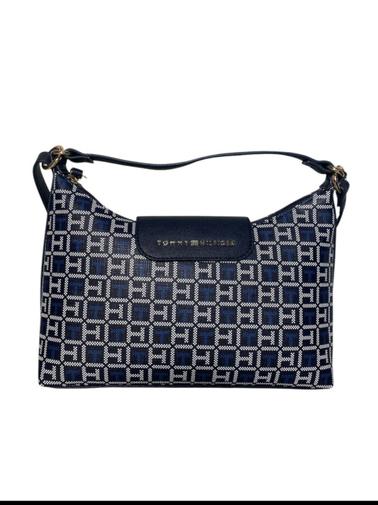Bolso Tommy Hilfiger - Patrón Geométrico Azul ✨